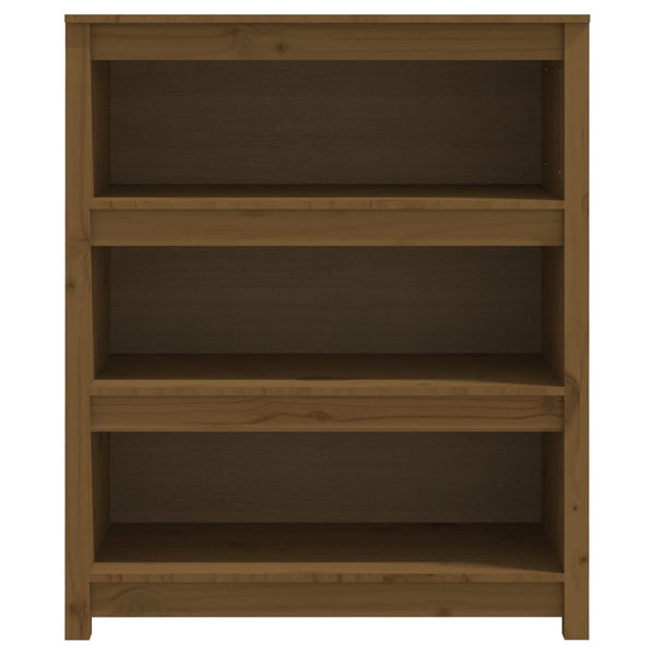 Bücherregal Kiefer Massivholz Honigbraun 80cm