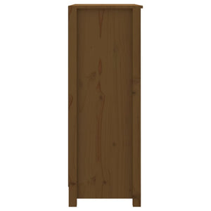 Bücherregal Kiefer Massivholz Honigbraun 80cm