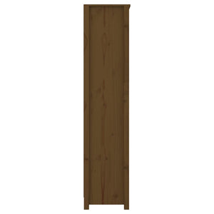 Bücherregal Honigbraun Kiefer Massivholz 80cm