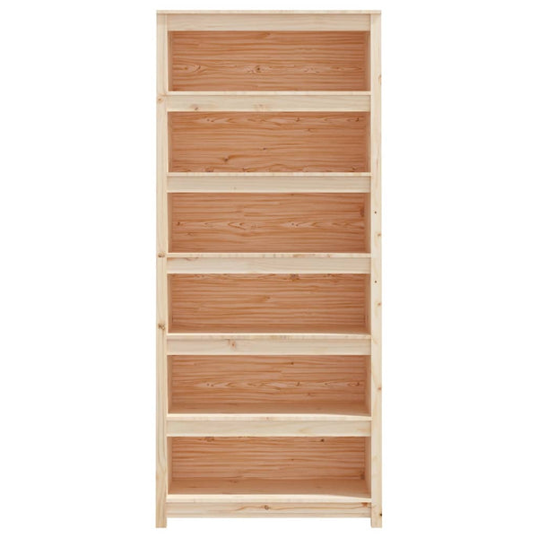 Massivholz Bücherregal Kiefer 80x183 cm
