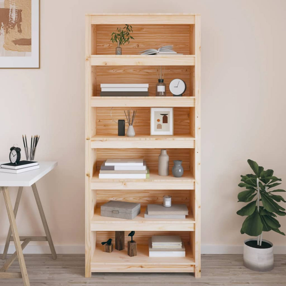 vidaXL Bibliothèque 80x35x183 cm Bois de pin massif