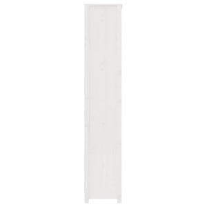 Bücherregal Weiß Kiefer Massivholz 80cm