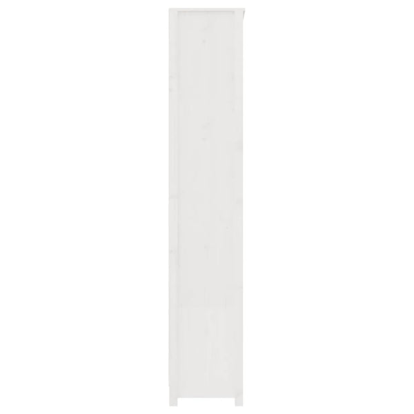 Bücherregal Weiß Kiefer Massivholz 80cm