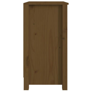 vidaXL Étagère à livres marron miel 50x35x68 cm en pin massif
