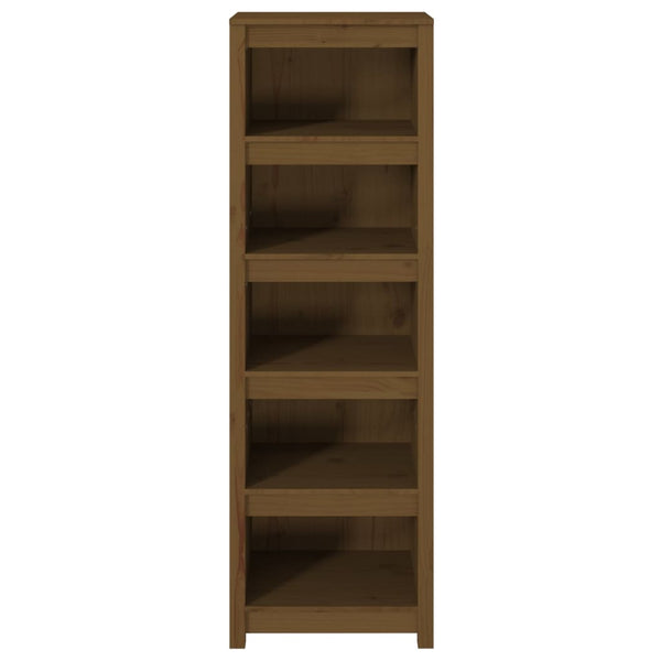 Bücherregal Honigbraun Kiefer Massivholz 154cm