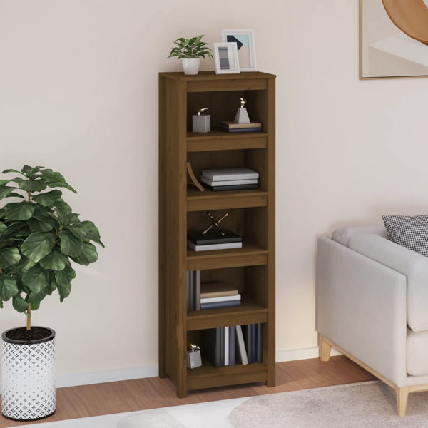 Bücherregal Honigbraun Kiefer Massivholz 154cm
