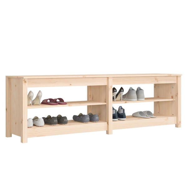 Schuhbank Kiefer Massivholz 160cm
