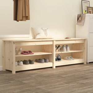 Schuhbank Kiefer Massivholz 160cm