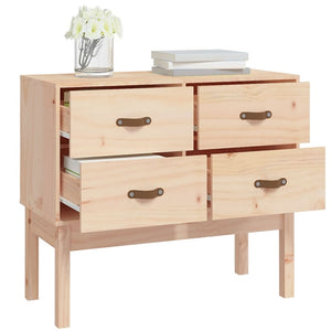Kiefer Massivholz Konsolenschrank 90 cm