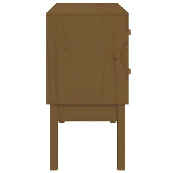 Honigbrauner Konsolenschrank Kiefer Massivholz 90x78cm