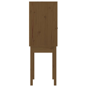 Highboard Honigbraun Kiefer Massivholz 60x120 cm