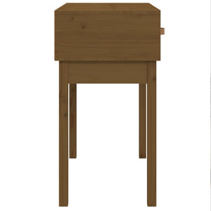 Konsolentisch Honigbraun Kiefer Massivholz 76,5 cm