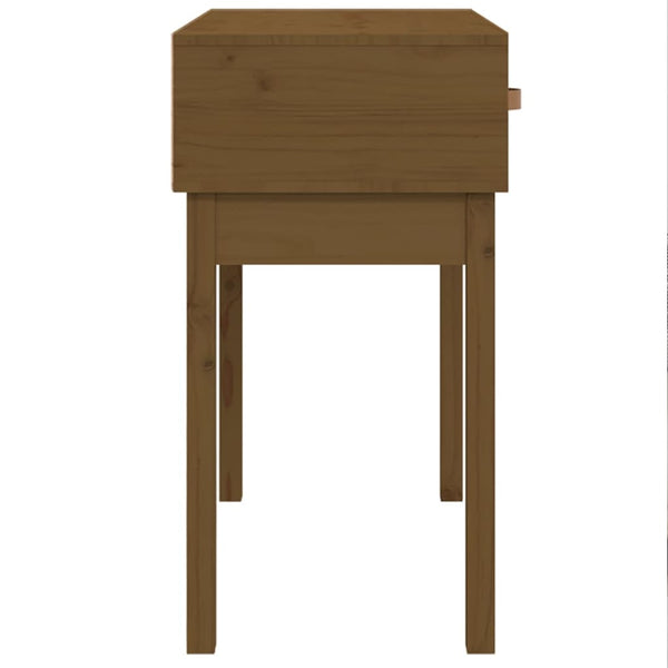 Konsolentisch Honigbraun Kiefer Massivholz 76,5 cm