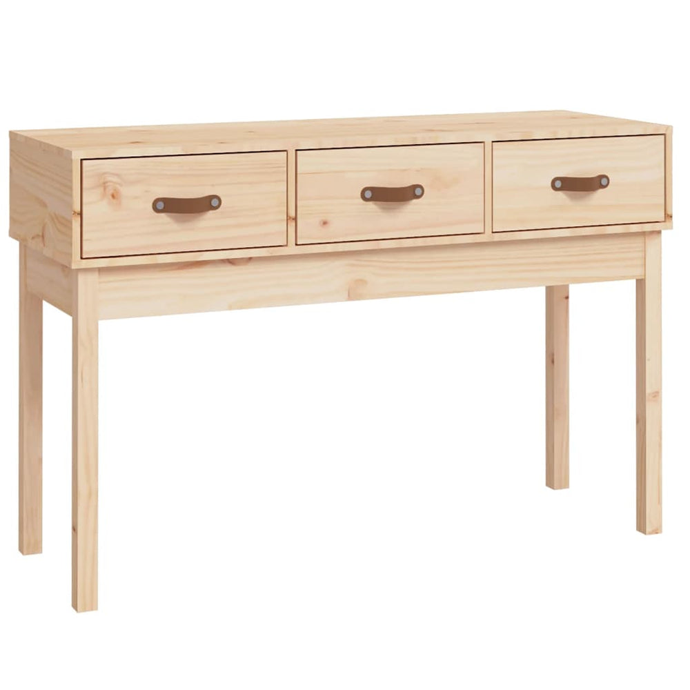 vidaXL Table console 114x40x75 cm Bois de pin massif