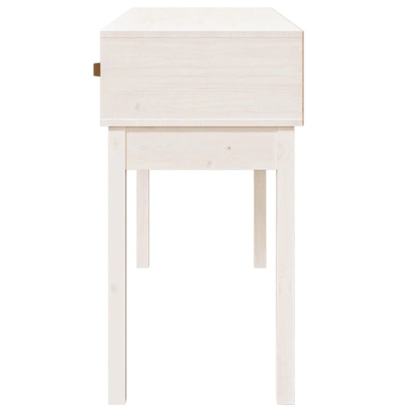 Weißer Konsolentisch Kiefer Massivholz 114cm