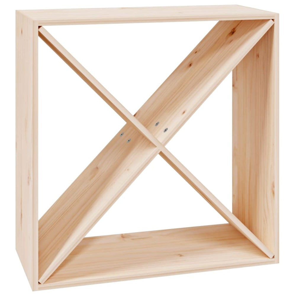 Weinregal aus Kiefernholz, 62 cm