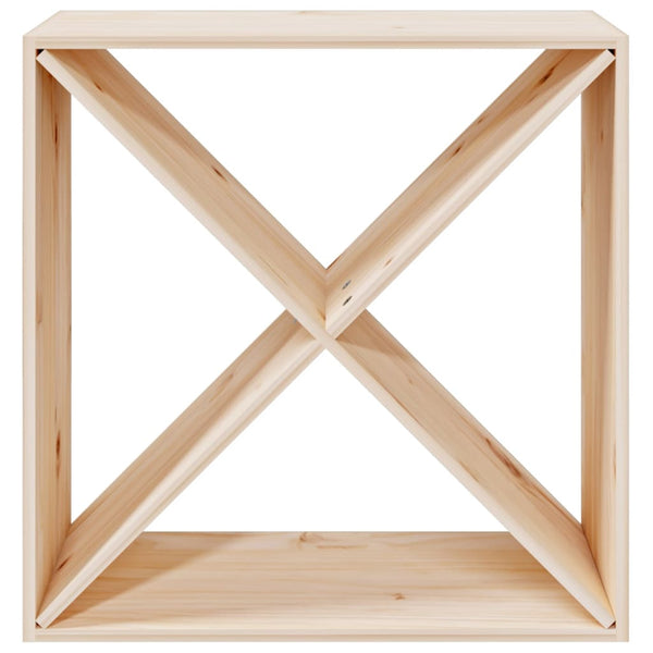 Weinregal aus Kiefernholz, 62 cm