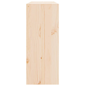Weinregal aus Kiefernholz, 62 cm