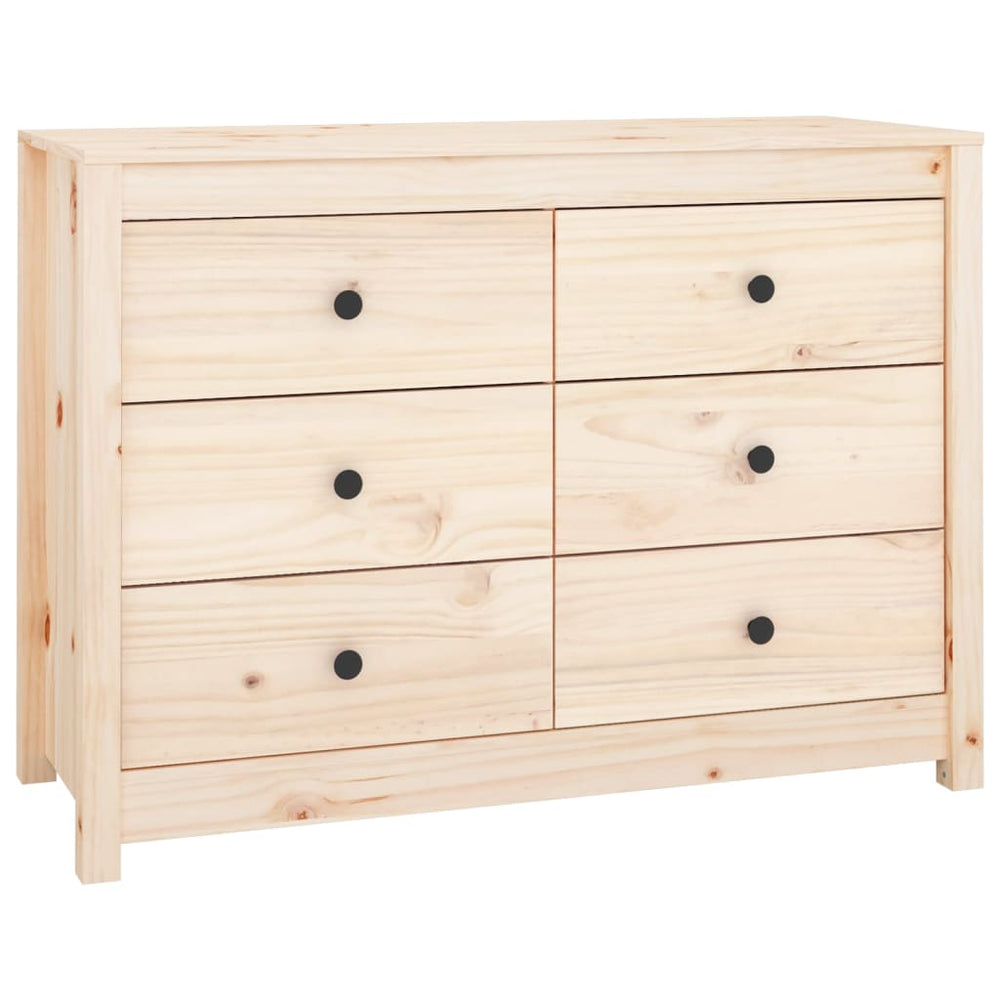 Massivholz Kiefer Beistellschrank 100x40x72 cm