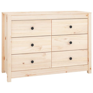 Massivholz Kiefer Beistellschrank 100x40x72 cm