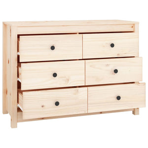 Massivholz Kiefer Beistellschrank 100x40x72 cm