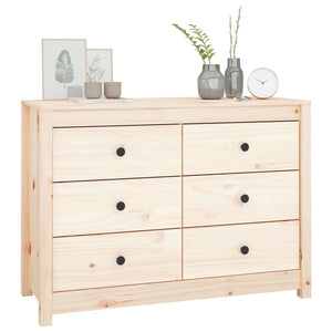 Massivholz Kiefer Beistellschrank 100x40x72 cm