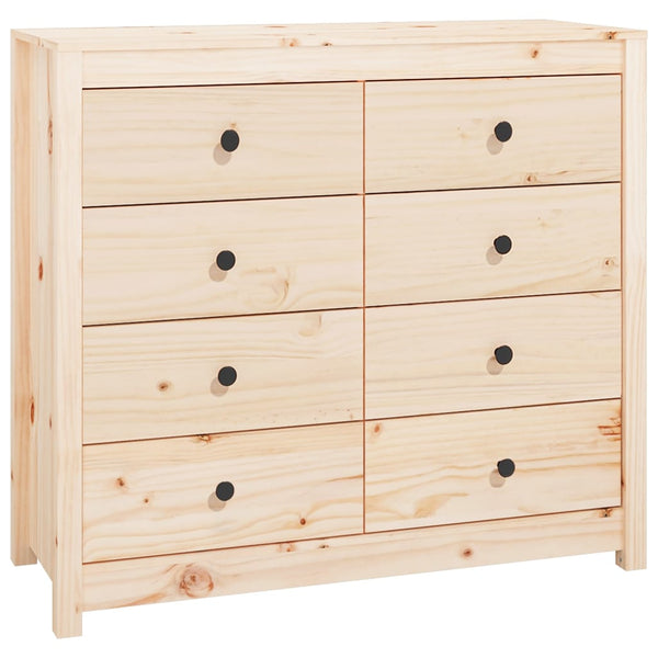 Massivholz Kiefer Beistellschrank 100x40x90 cm