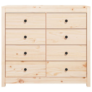 Massivholz Kiefer Beistellschrank 100x40x90 cm