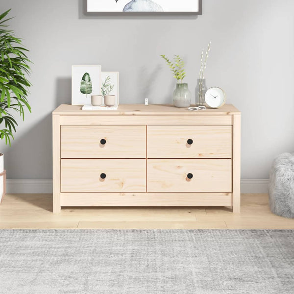 Beistellschrank Kiefer Massivholz 100x40x54 cm