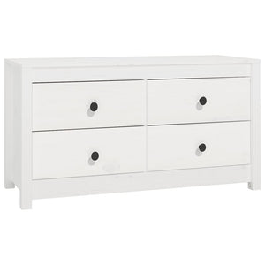 vidaXL Armoirette latérale blanc 100x40x54 cm Pin massif