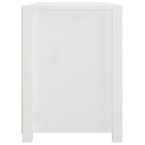 vidaXL Armoirette latérale blanc 100x40x54 cm Pin massif