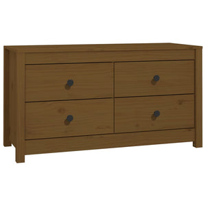 Beistellschrank Honigbraun Kiefer Massivholz 100x40x54 cm