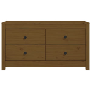 Beistellschrank Honigbraun Kiefer Massivholz 100x40x54 cm