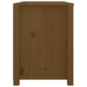 Beistellschrank Honigbraun Kiefer Massivholz 100x40x54 cm