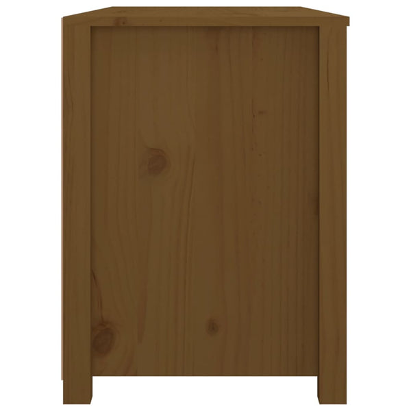 Beistellschrank Honigbraun Kiefer Massivholz 100x40x54 cm