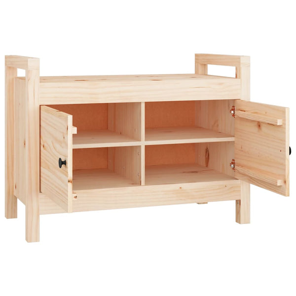 Flurbank Kiefer Massivholz 80x40x60 cm