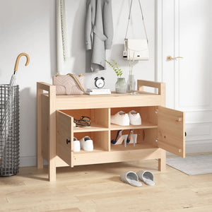 Flurbank Kiefer Massivholz 80x40x60 cm