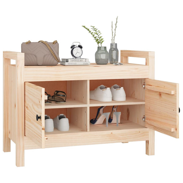 Flurbank Kiefer Massivholz 80x40x60 cm