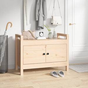 Flurbank Kiefer Massivholz 80x40x60 cm