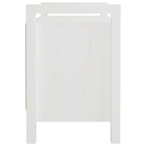 Weiße Flurbank Kiefer massiv 80cm
