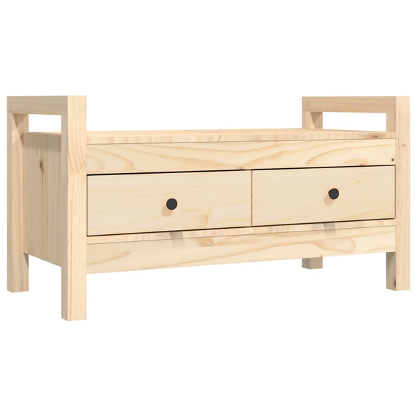Flurbank Kiefer Massivholz 80x40x43cm