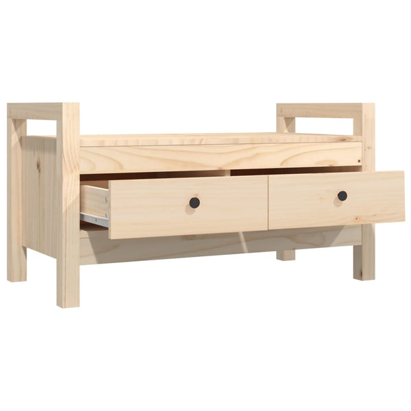 Flurbank Kiefer Massivholz 80x40x43cm