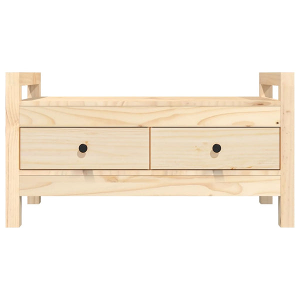 Flurbank Kiefer Massivholz 80x40x43cm