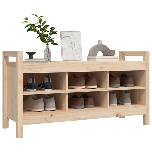 Massivholz Flurbank Kiefer 110cm