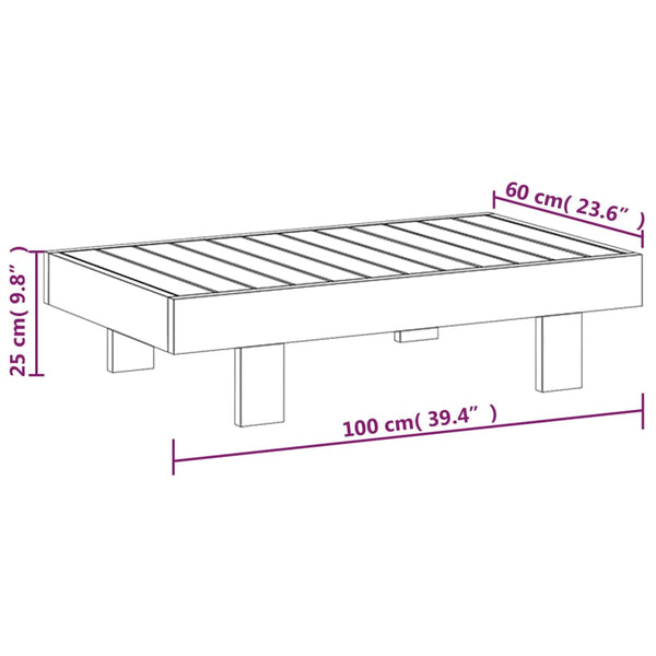 vidaXL Salon de jardin 5 pcs avec coussins crème bois massif