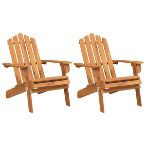 Adirondack-Gartenstühle 2 Stk. Massivholz Akazie