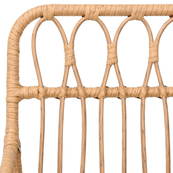 Gartenstühle 2er Set PE-Rattan