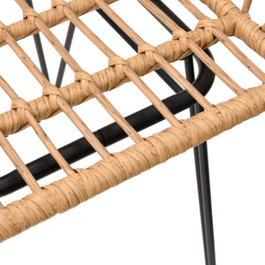 Gartenstühle 2er Set PE-Rattan