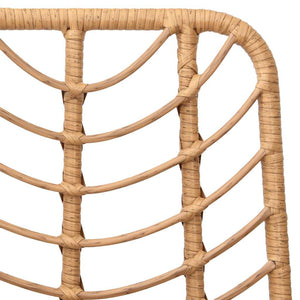 Barhocker 2er Set PE-Rattan Stahl
