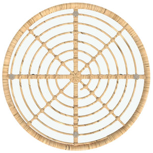 Gartentisch Ø80cm Hartglas Stahl